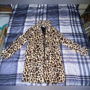 Women’s Long Cheetah Jacket Small